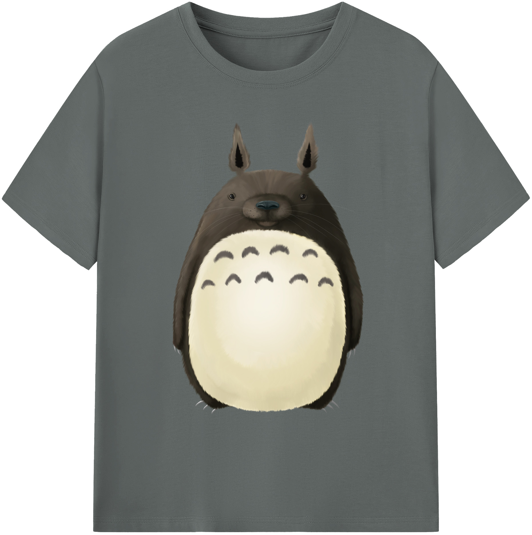 （画像用） となりのトトロ 草壁メイ 草壁サツキ My Neighbor Totoro Satsuki Kusakabe Mei Kusakabe 綿100％ メンズ半袖Tシャツ｜肌触りやわらか＆通気性